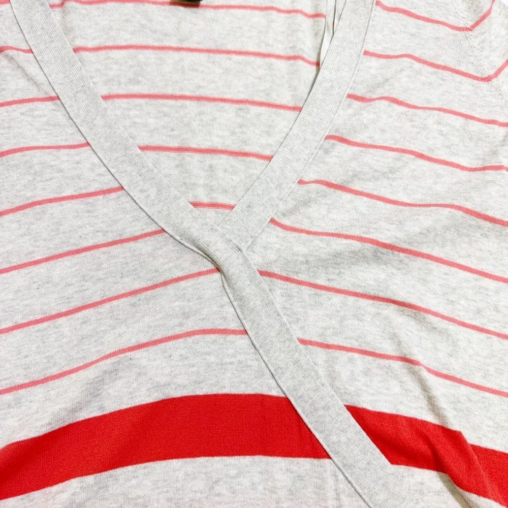 Lane‎ Bryant Faux Wrap Striped Cotton Sweater Size 22/24